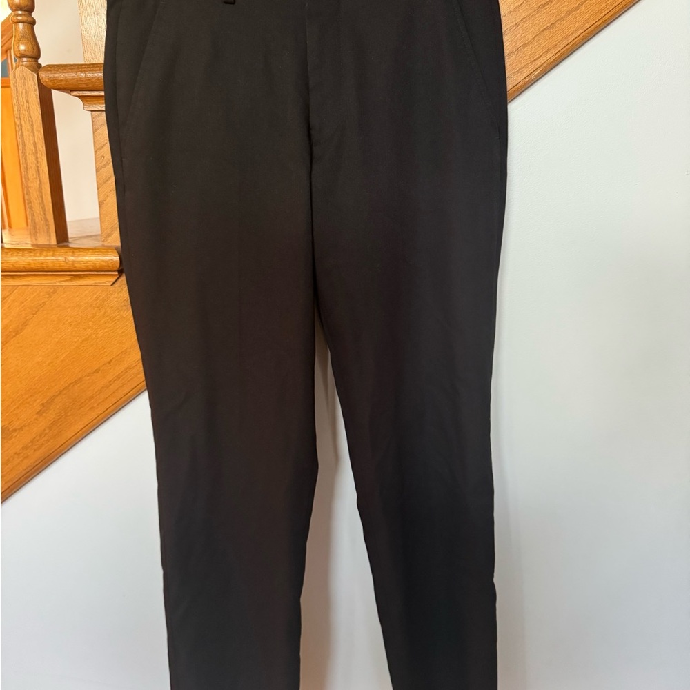 Perry Ellis Men’s Black Dress Pants Tailored Fit 30Wx30L